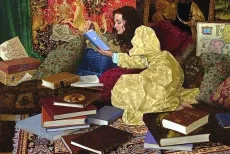 Lesende Frau (Foto: Ursula Krebs)